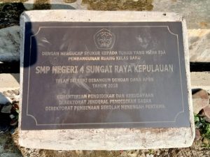 Butuh Sentuhan Tangan Pemerintah SMPN 4 Pulau Lemukutan Sangat Memprihatinkan