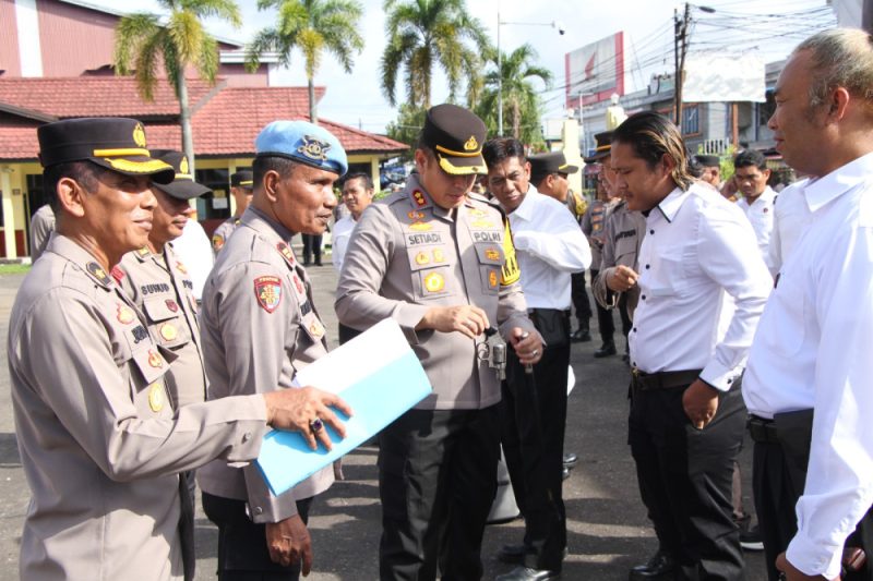 Tertibkan Penggunaan Senjata Api, Polda Kalbar Laksanakan Pengecekan Senjata Api