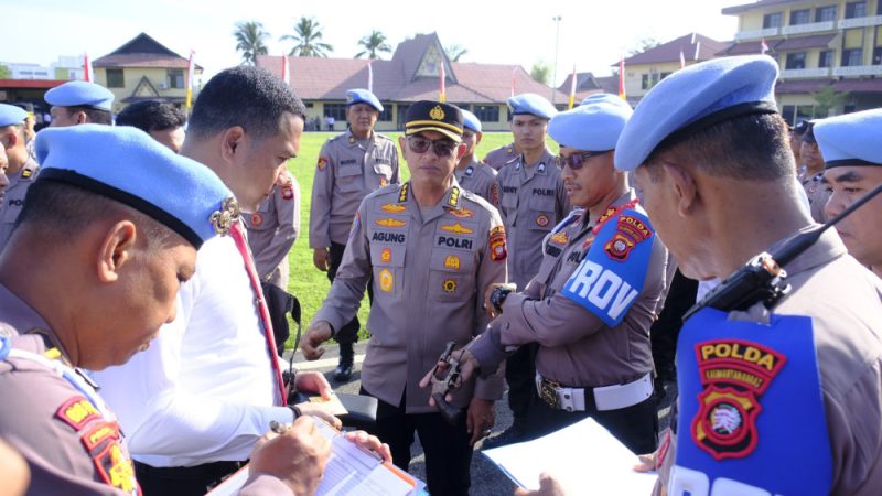 Pastikan Senjata Api Digunakan Sesuai Ketentuan, Kapolres Ketapang Lakukan Pemeriksaan Senjata Api Dinas