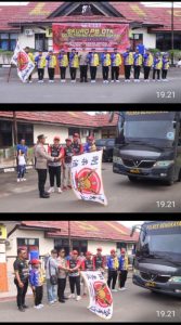 Polres Bengkayang Melaksanakan Pelepasan Karate Skuad PB DTK “Binaan Polres Bengkayang