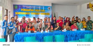 Babinsa Kodim 1209-05/Samalantan Hadiri Kegiatan Rapat Penguatan Fasilitas Masyarakat Tanggap Bencana